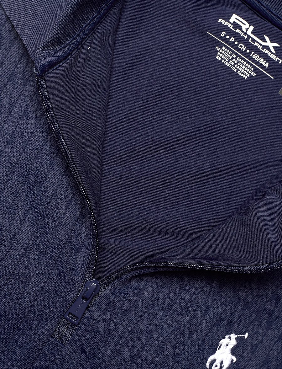 Ralph Lauren Golf - Stretch-Jacquard Sleeveless Polo Dress - kleider & röcke - refined navy/cera - 4