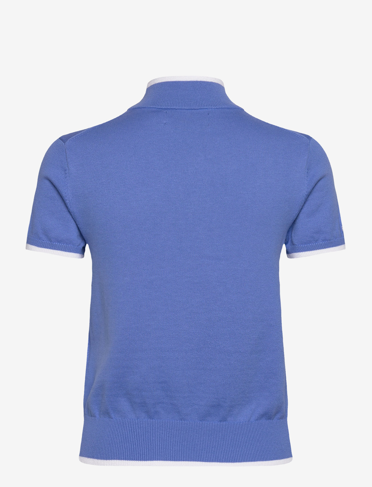 Ralph Lauren Golf - Short-Sleeve Mockneck Sweater - t-shirts - summer blue/ceram - 1