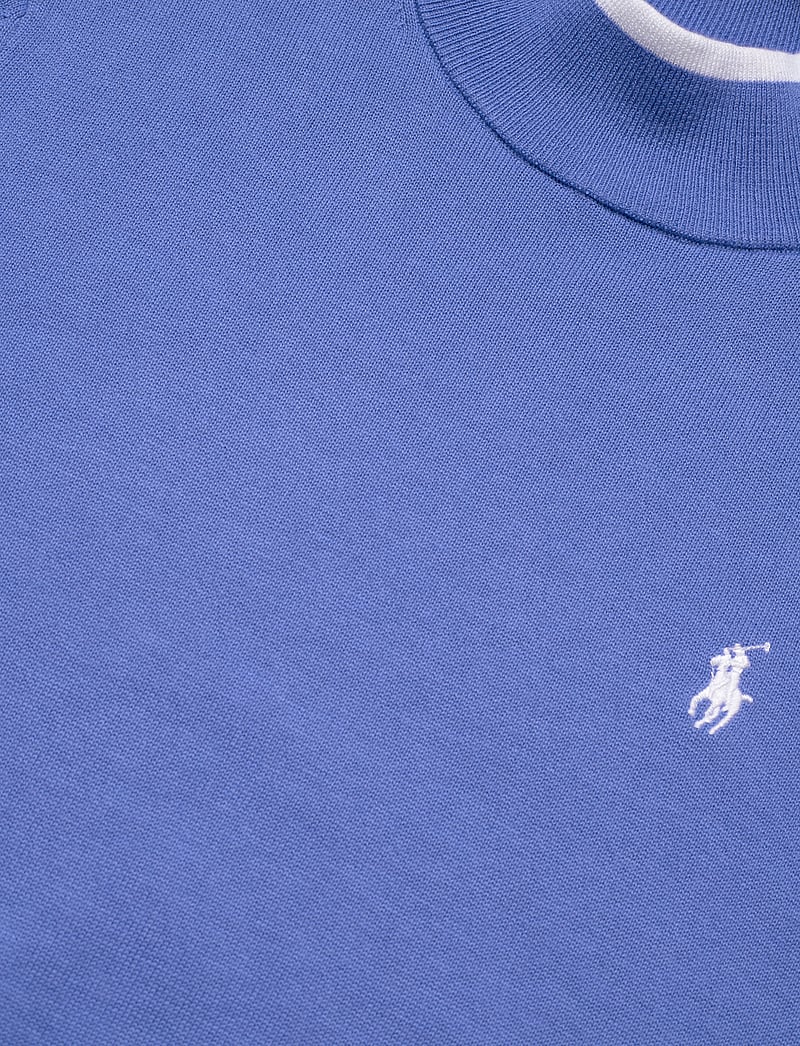 Ralph Lauren Golf - Short-Sleeve Mockneck Sweater - t-shirts - summer blue/ceram - 2