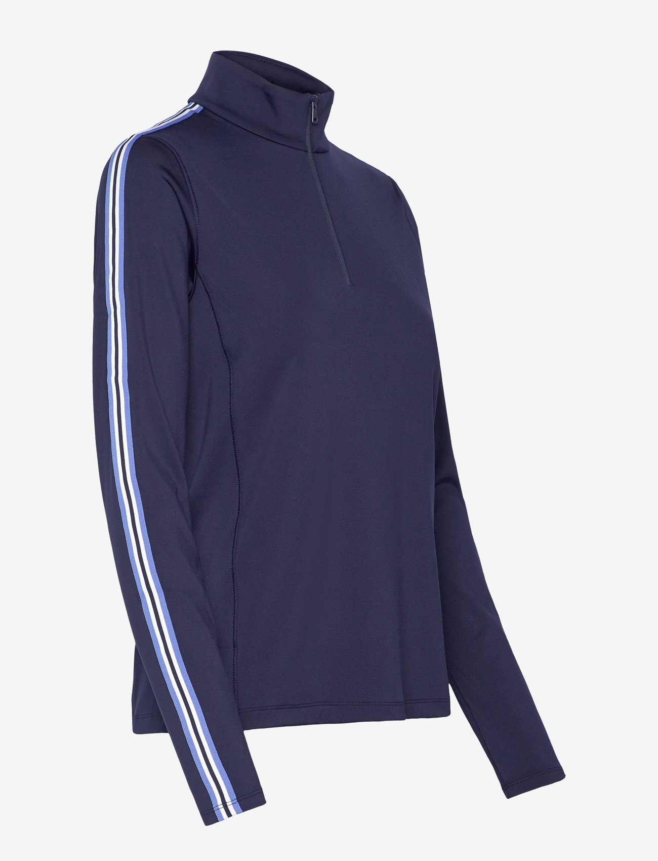 Ralph Lauren Golf - Tailored Fit Interlock Quarter-Zip - rfd nvy/smmr bl/r - 3