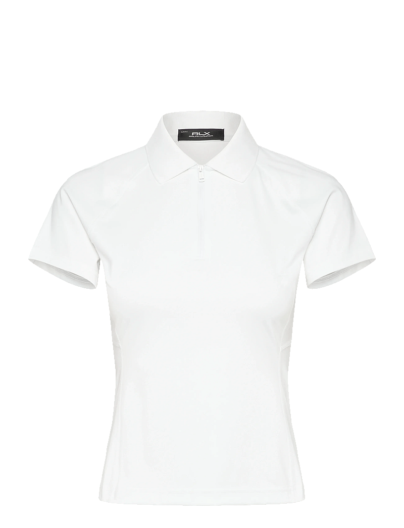 Ralph Lauren Golf - Slim Fit Quarter-Zip Polo Shirt - Överdelar - ceramic white/rfd - 1