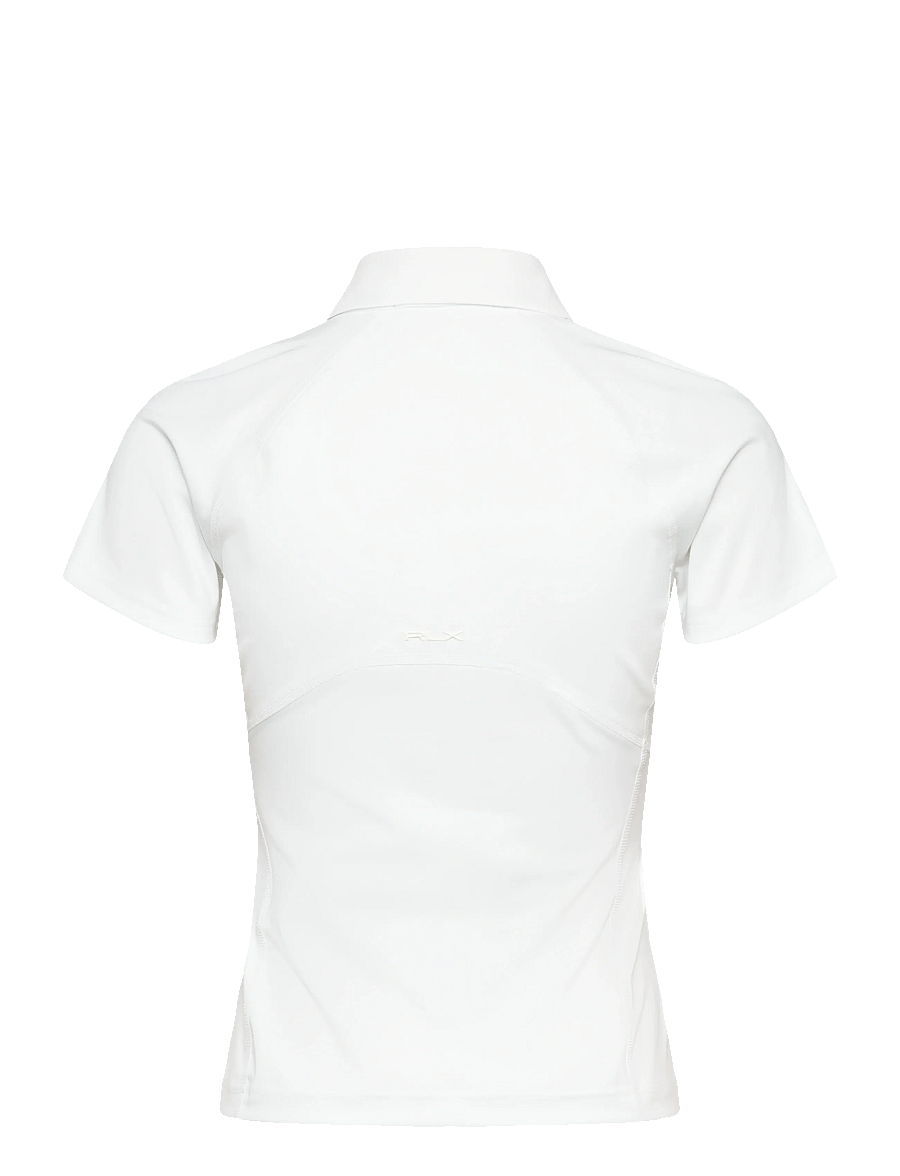 Ralph Lauren Golf - Slim Fit Quarter-Zip Polo Shirt - oberteile & t-shirts - ceramic white/rfd - 2
