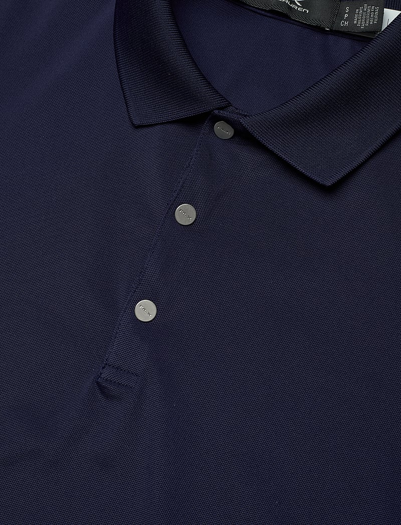 Ralph Lauren Golf - Tailored Fit Piqué Polo Shirt - toppar & t-shirts - refined navy - 2