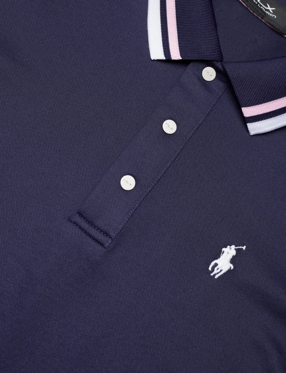 Ralph Lauren Golf - Tailored Fit Jersey Polo Shirt - toppe & t-shirts - rfnd nvy/crmc wht - 2
