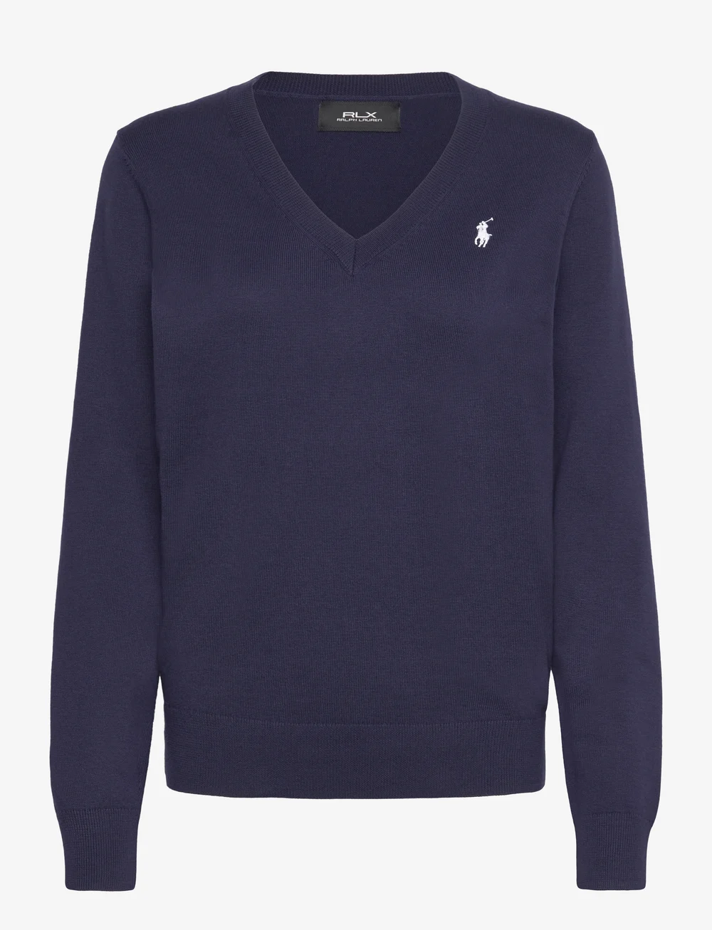 Ralph Lauren Golf - Cotton-Blend V-Neck Sweater - sweatshirts - refined navy - 0