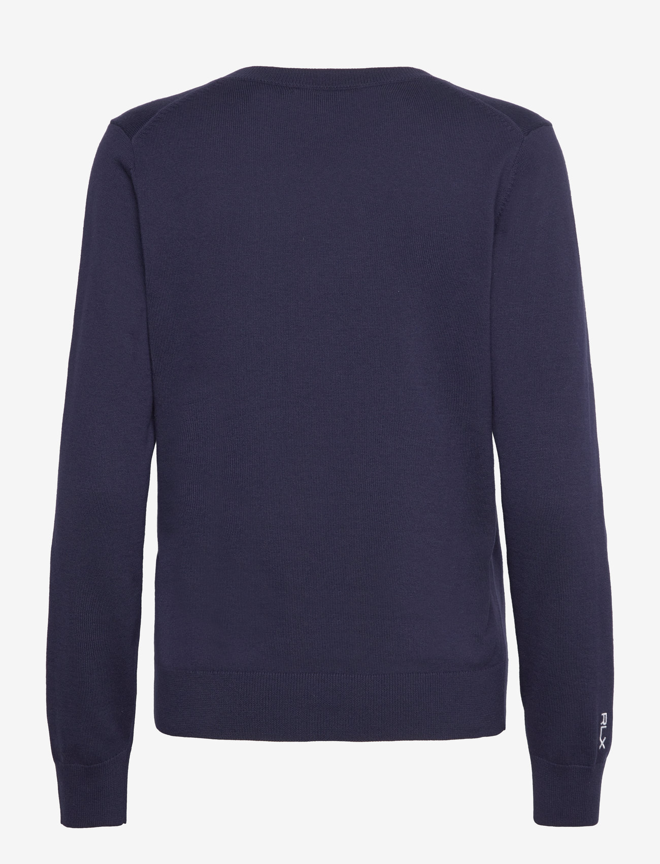 Ralph Lauren Golf - Cotton-Blend V-Neck Sweater - dressipluusid ja pusad - refined navy - 1