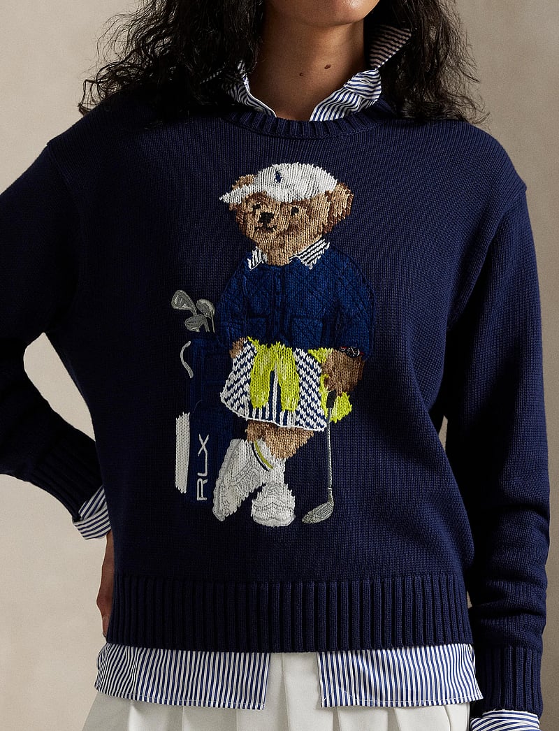 Ralph Lauren Golf - Polo Bear Crewneck Sweater - sweatshirts - refined navy - 5