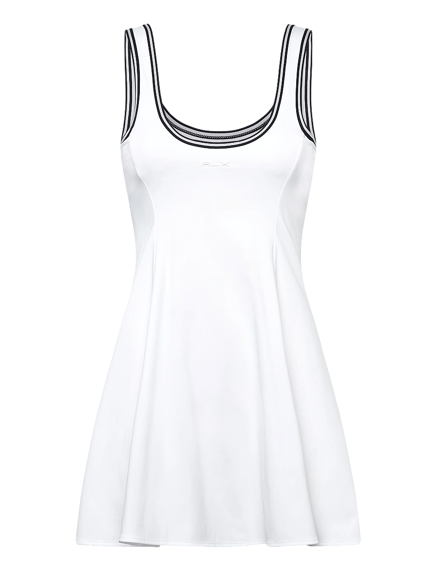 Ralph Lauren Golf - Interlock Scoopback Dress - kjoler & nederdele - ceramic white/ref - 0