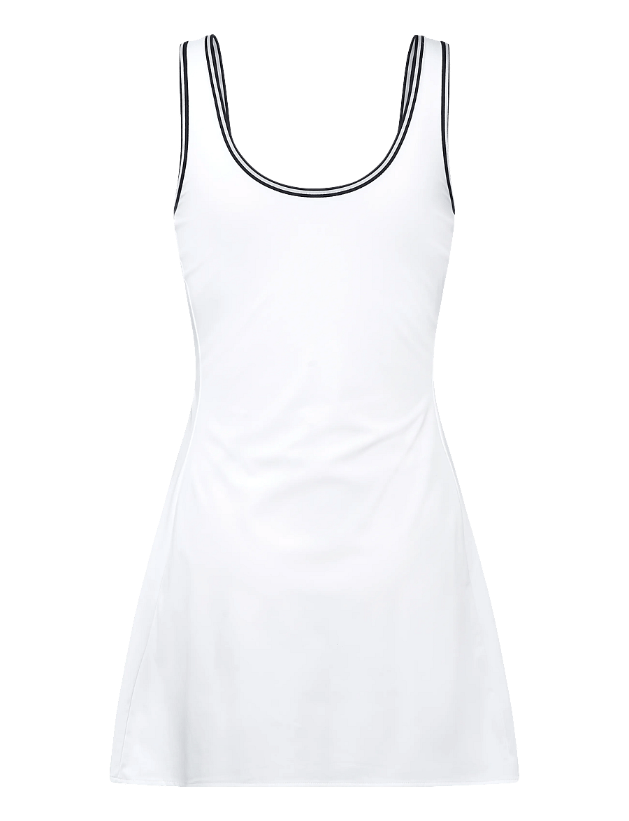 Ralph Lauren Golf - Interlock Scoopback Dress - kjoler & nederdele - ceramic white/ref - 1