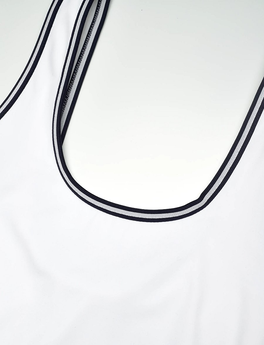 Ralph Lauren Golf - Interlock Scoopback Dress - kjoler & nederdele - ceramic white/ref - 3