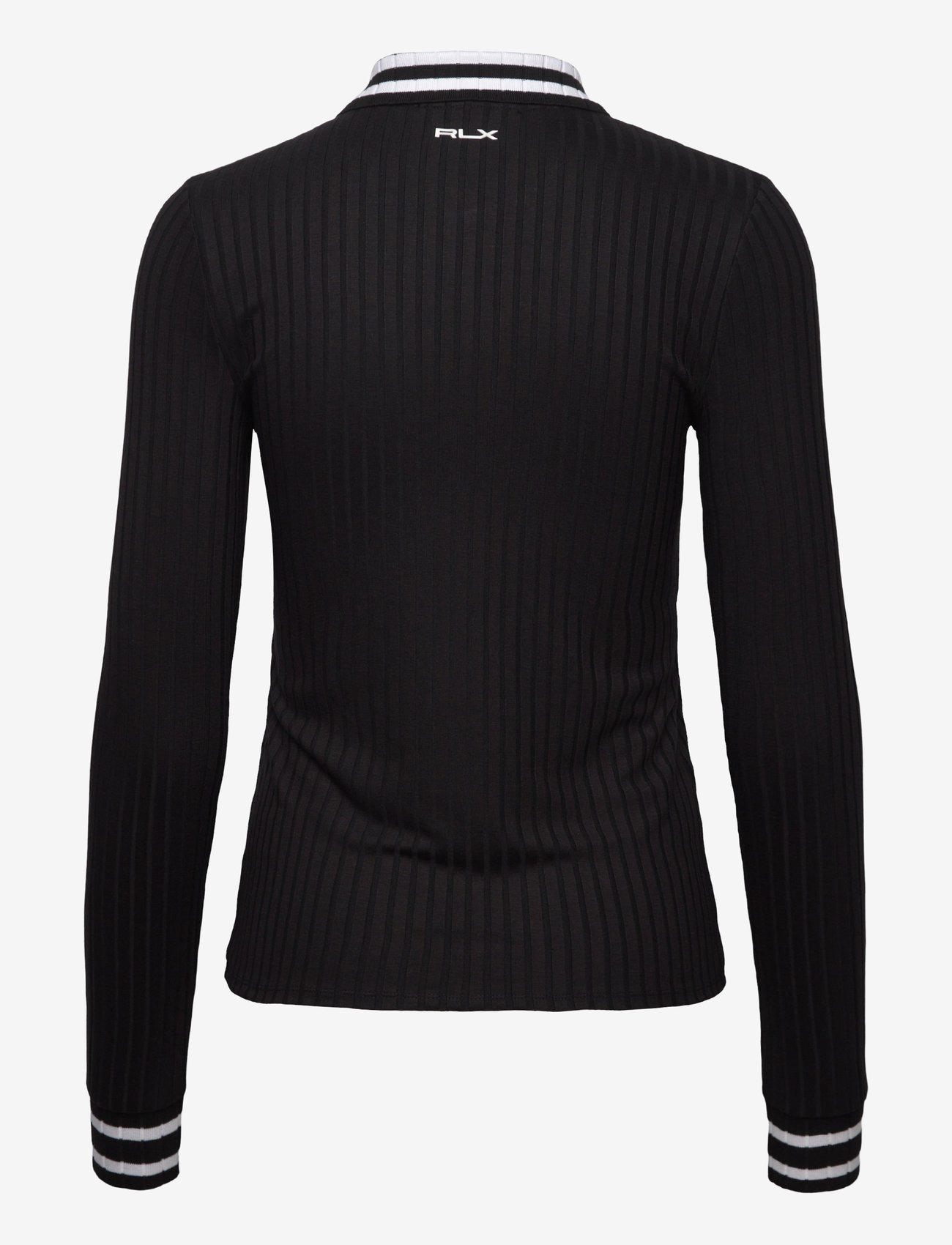 Ralph Lauren Golf - Slim Fit Rib-Knit Long-Sleeve Polo Shirt - sweatshirts - polo black - 2
