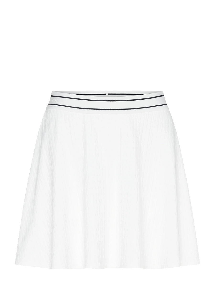 Ralph Lauren Golf - Cable-Motif A-Line Skort - kjoler & nederdele - ceramic white/ref - 0