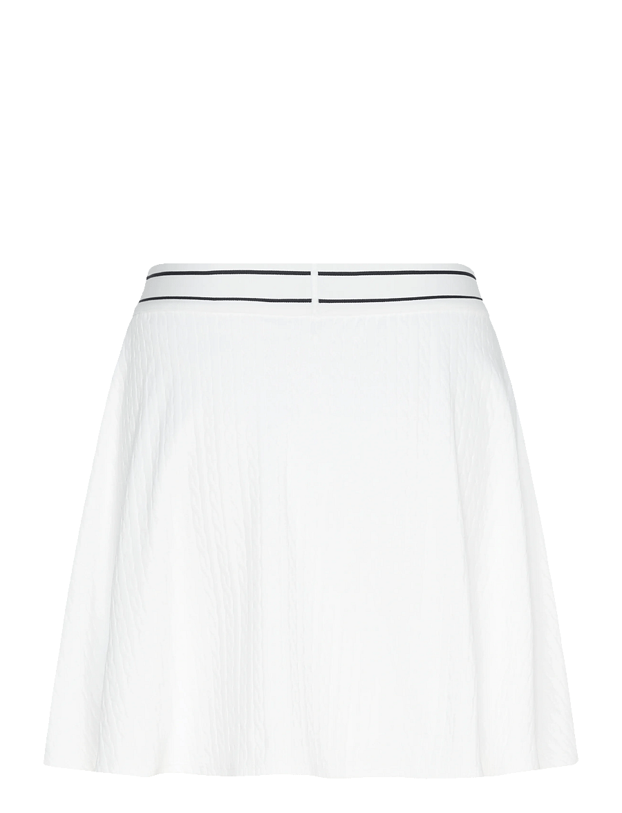 Ralph Lauren Golf - Cable-Motif A-Line Skort - kjoler & nederdele - ceramic white/ref - 1