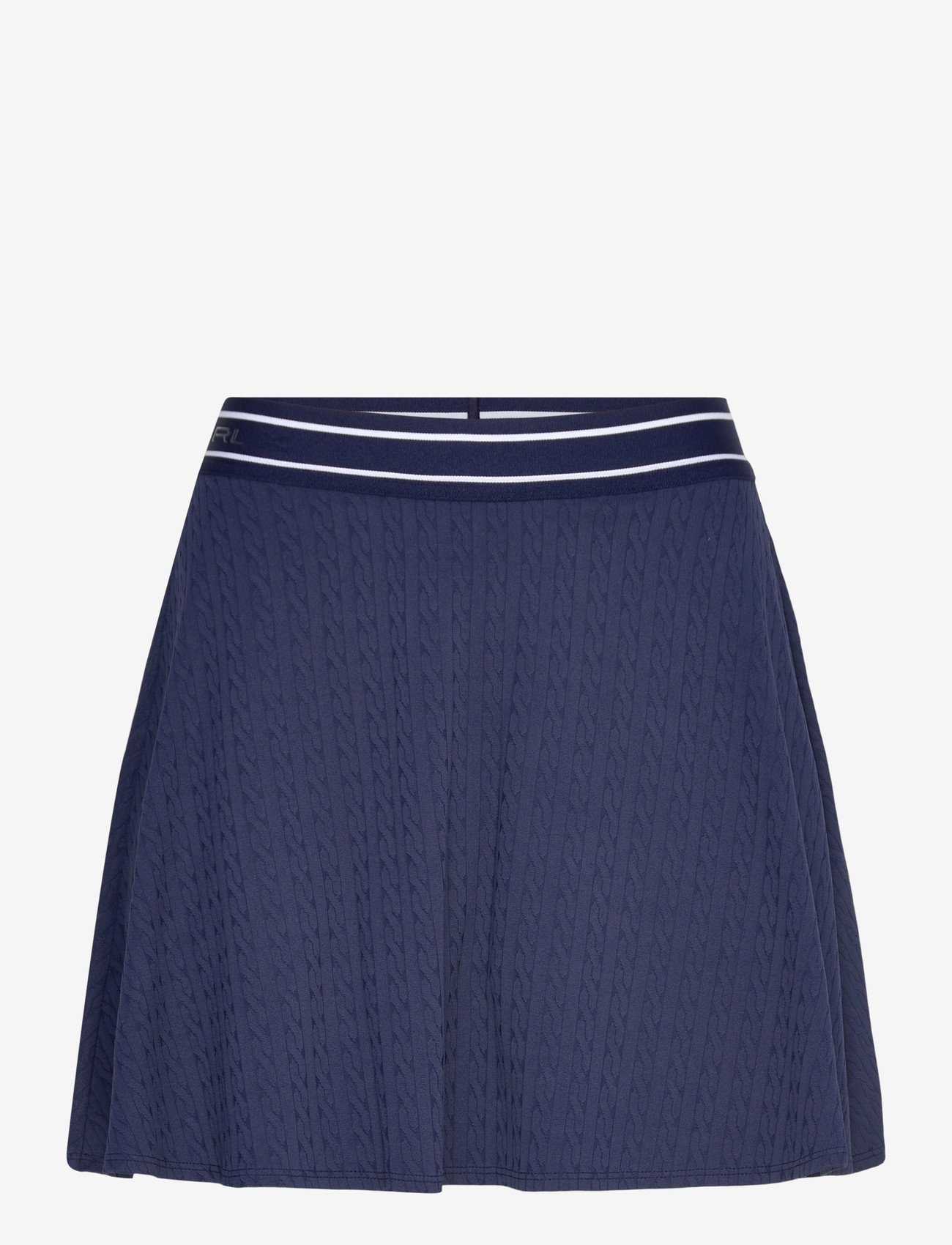 Ralph Lauren Golf - Cable-Motif A-Line Skort - dresses & skirts - refined navy/cera - 0