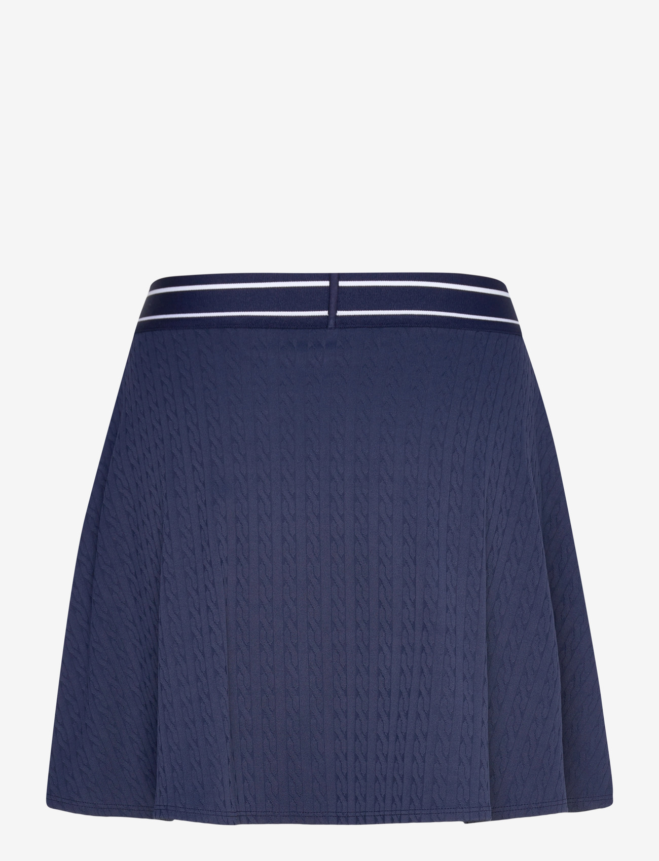 Ralph Lauren Golf - Cable-Motif A-Line Skort - dresses & skirts - refined navy/cera - 1