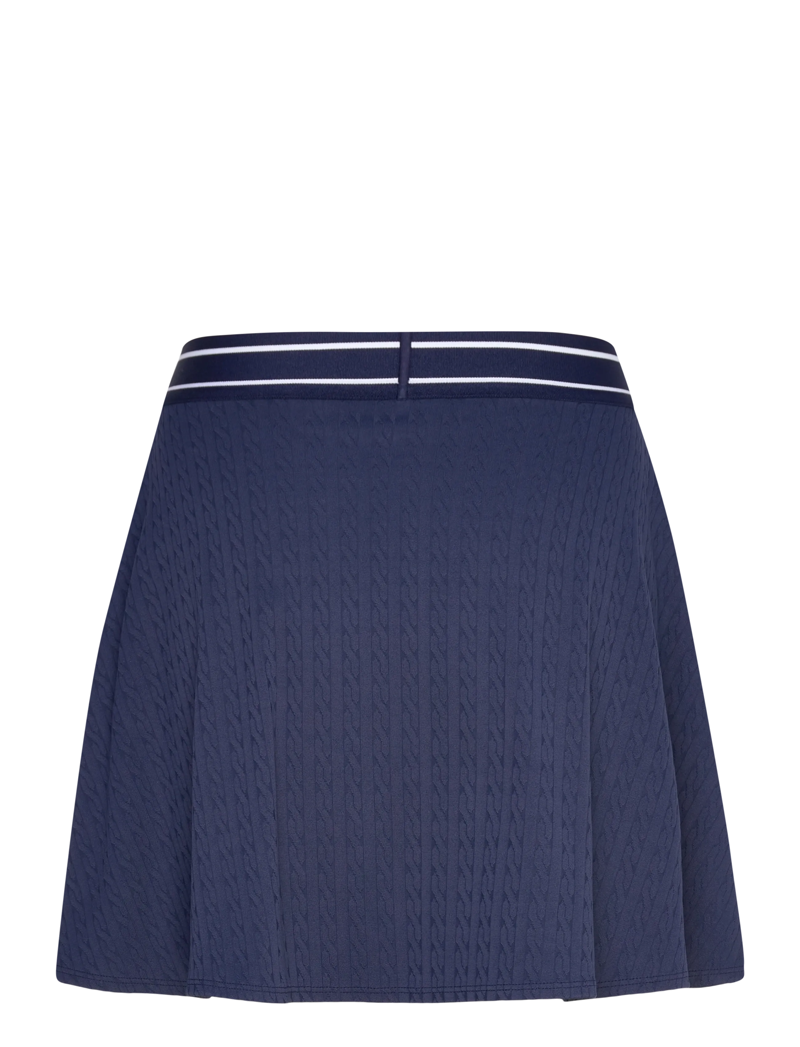 Ralph Lauren Golf - Cable-Motif A-Line Skort - dresses & skirts - refined navy/cera - 1