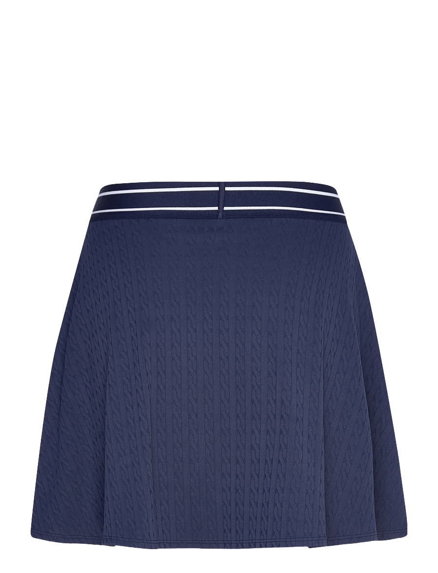 Ralph Lauren Golf - Cable-Motif A-Line Skort - mekot & hameet - refined navy/cera - 1