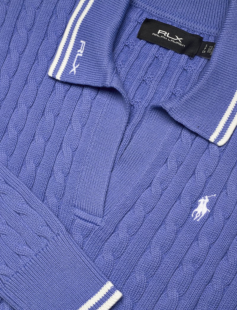Ralph Lauren Golf - 2/48 COTTON BLEND-SWEATER - sweatshirts - blue mist/white s - 2