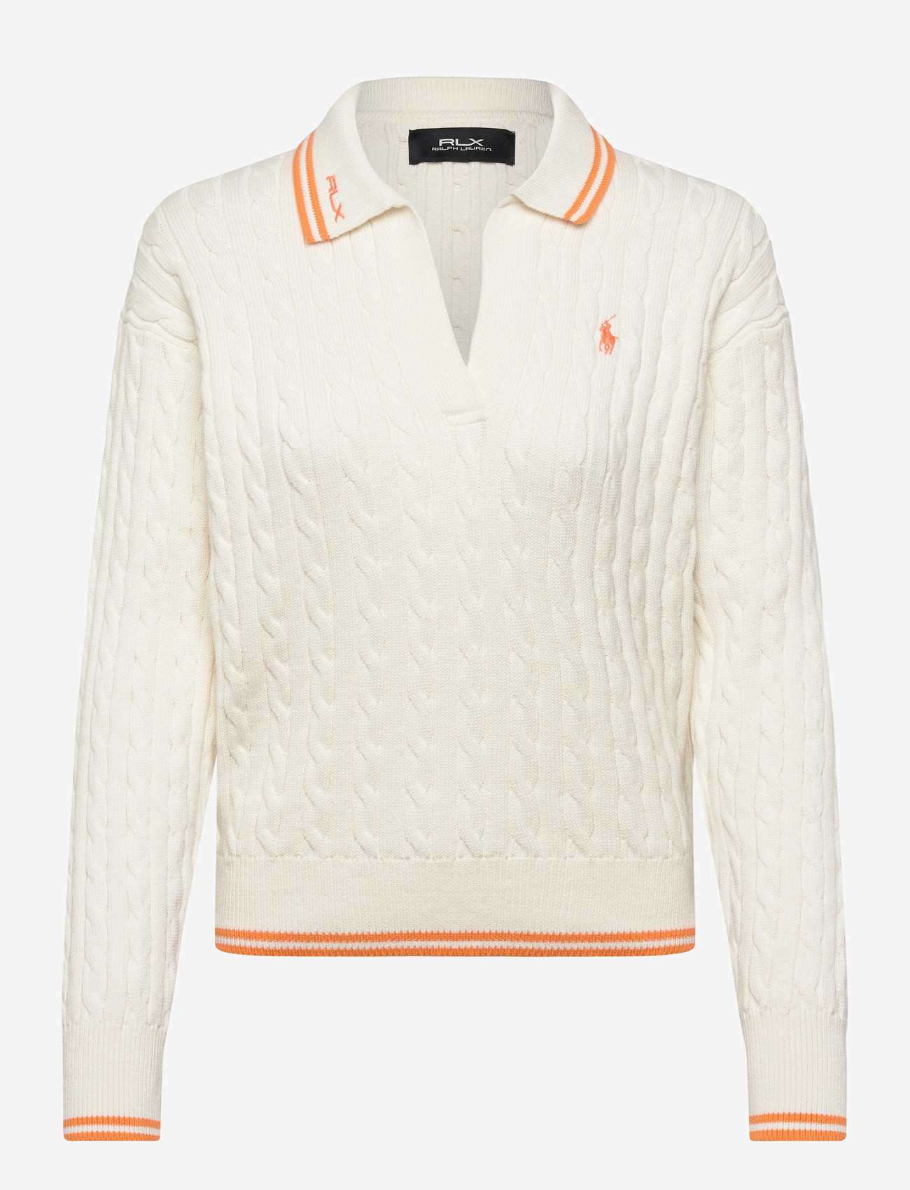 Ralph Lauren Golf - 2/48 COTTON BLEND-SWEATER - dressipluusid ja pusad - white splash mult - 0
