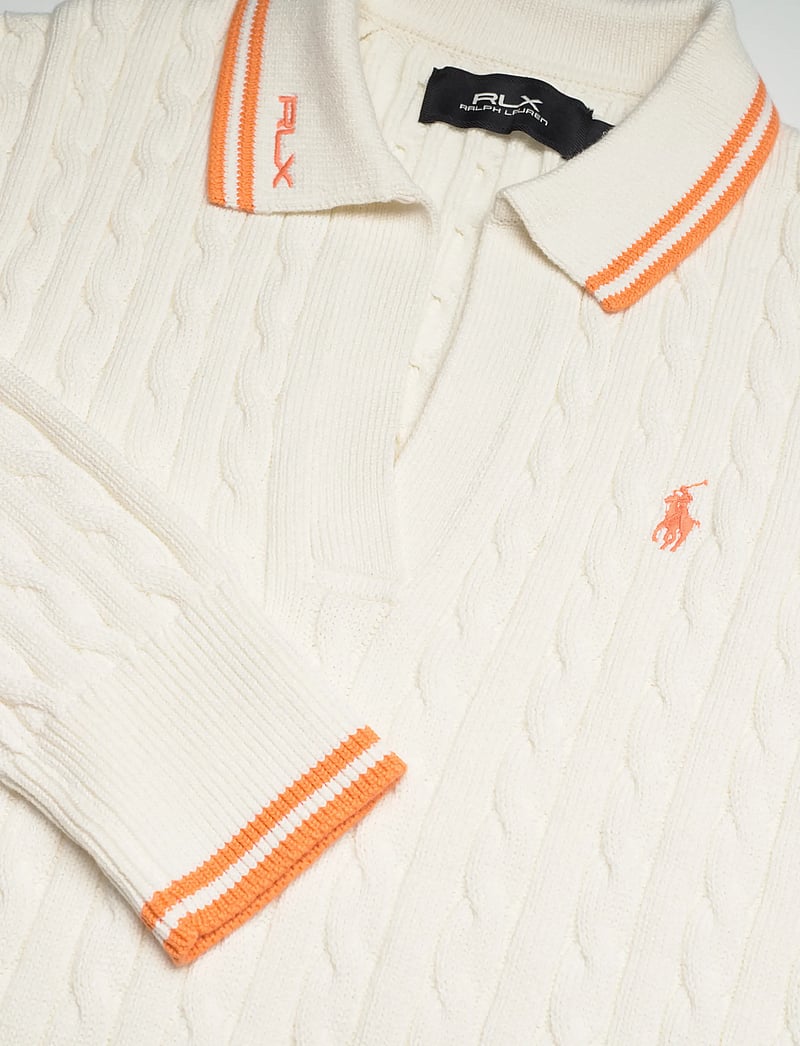 Ralph Lauren Golf - 2/48 COTTON BLEND-SWEATER - sweatshirts - white splash mult - 3