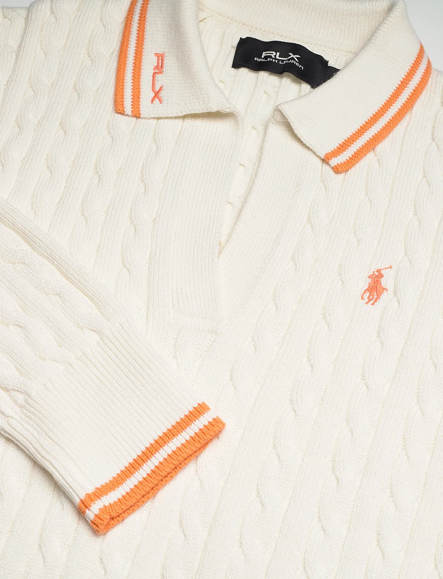 Ralph Lauren Golf - 2/48 COTTON BLEND-SWEATER - sweatshirts - white splash mult - 3