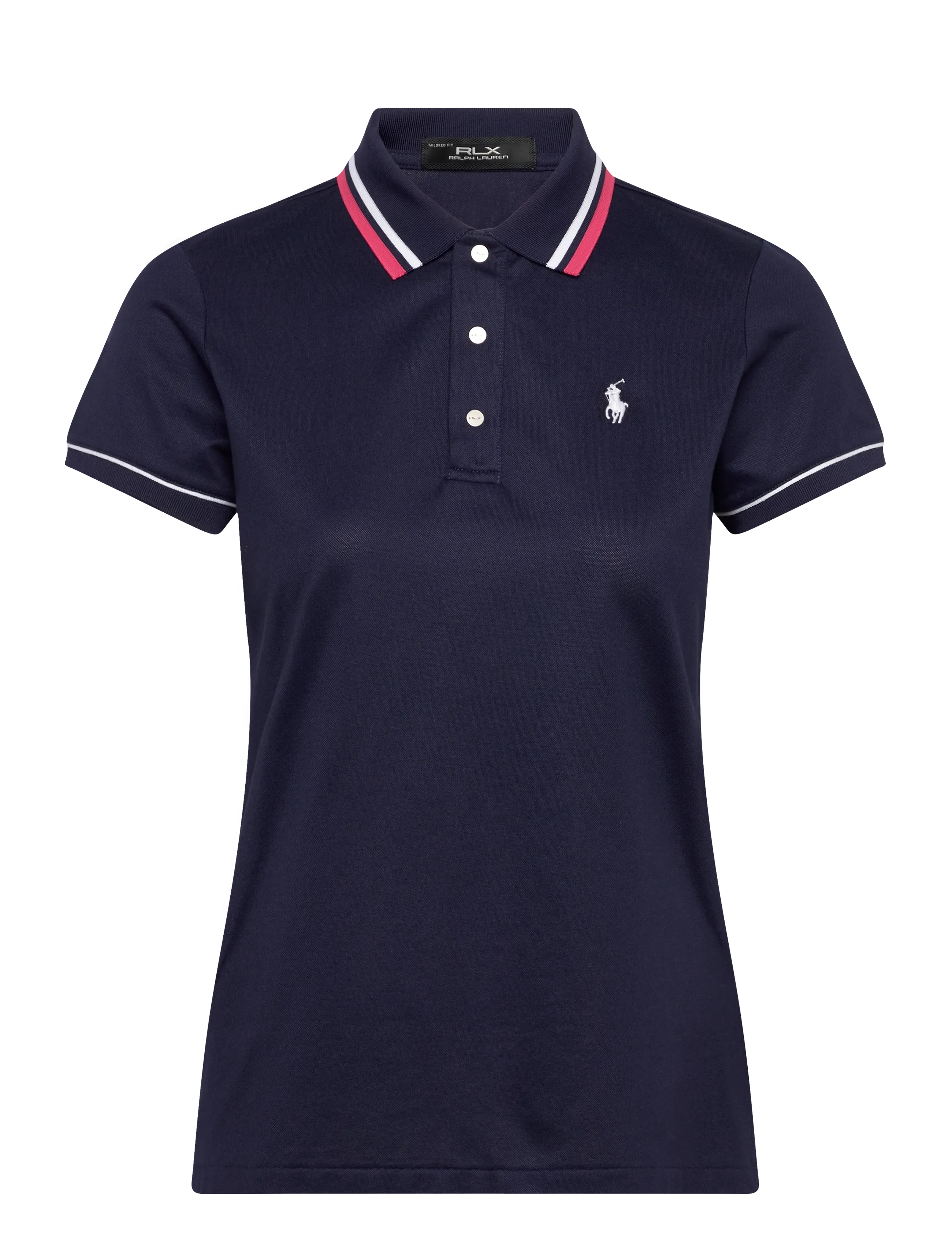 Ralph Lauren Golf TOUR PIQUE-KNT-POLO - Tøj - RFD NV/CRM WH/HOT / navy