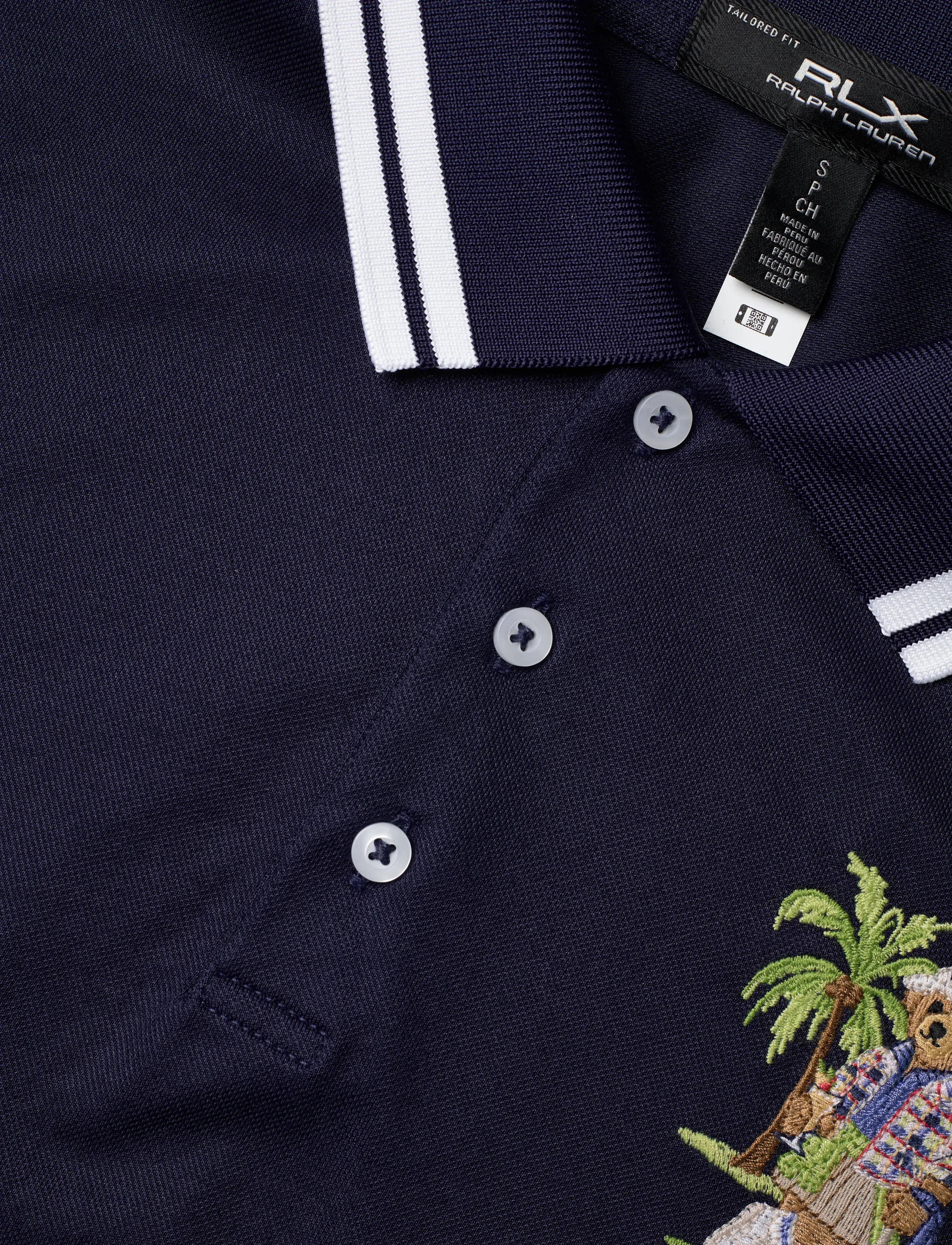 Ralph Lauren Golf - Polo Bear Jersey Polo Shirt - polos - refined navy - 4