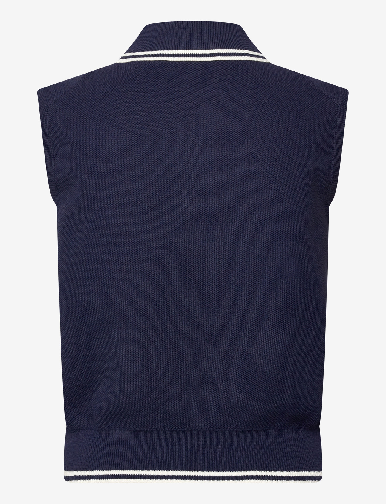 Ralph Lauren Golf - Cotton-Blend Polo-Collar Sweater - alussärgid ja t-särgid - refined navy/whit - 1