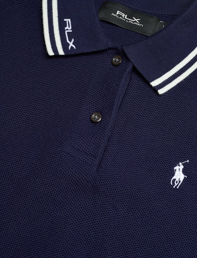 Ralph Lauren Golf - Cotton-Blend Polo-Collar Sweater - oberteile & t-shirts - refined navy/whit - 2