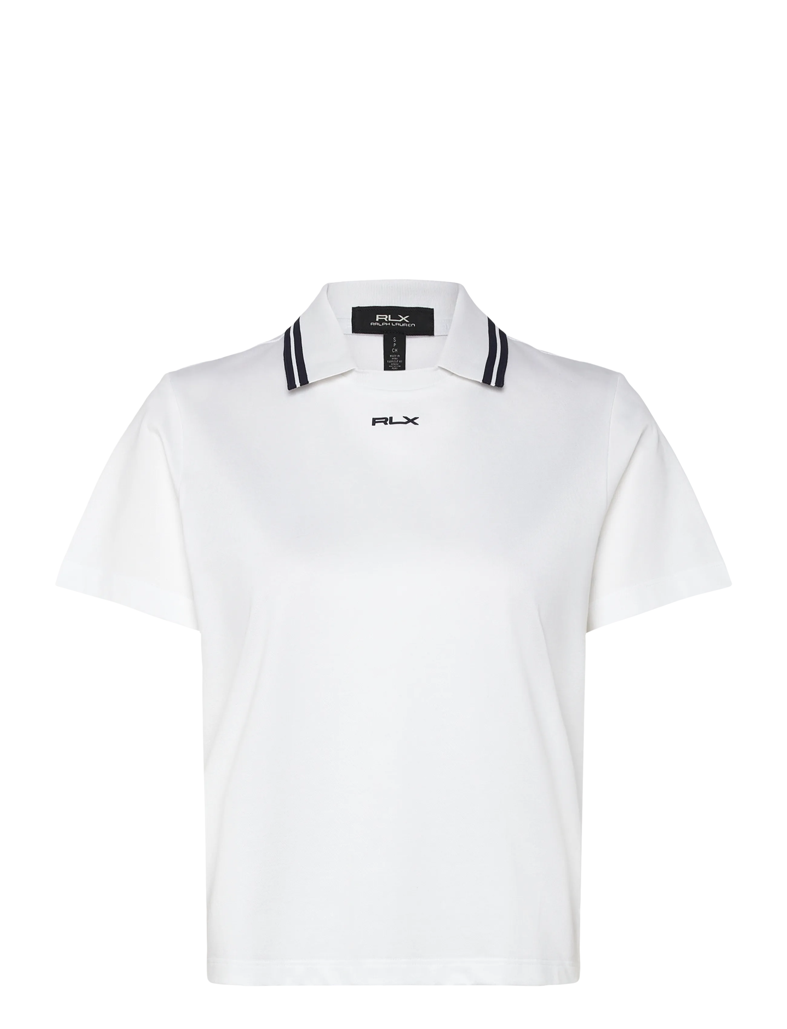 Ralph Lauren Golf Jersey Layered-Collar Polo Shirt - Oberteile & T-shirts - CERAMIC WHITE/REF / white
