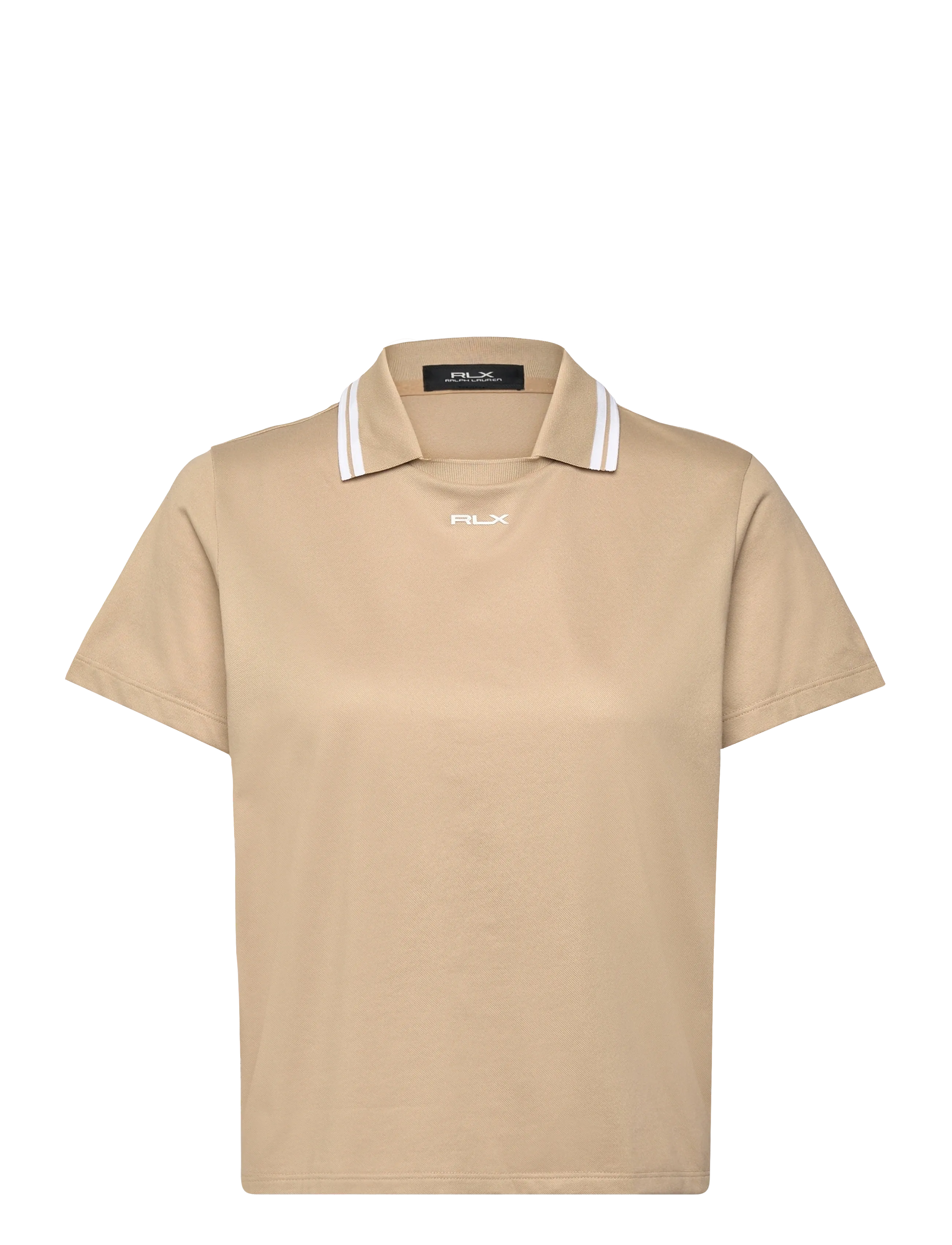 Ralph Lauren Golf Jersey Layered-Collar Polo Shirt - Ralph Lauren - CLASSIC TAN/CERAM / beige