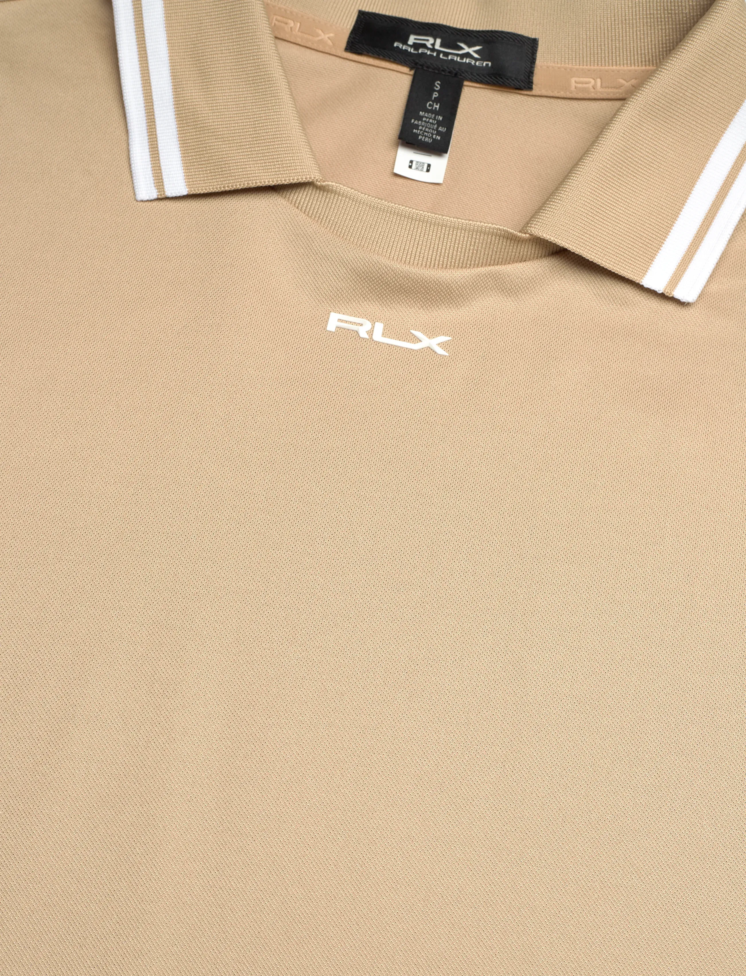 Ralph Lauren Golf - Jersey Layered-Collar Polo Shirt - toppe & t-shirts - classic tan/ceram - 4
