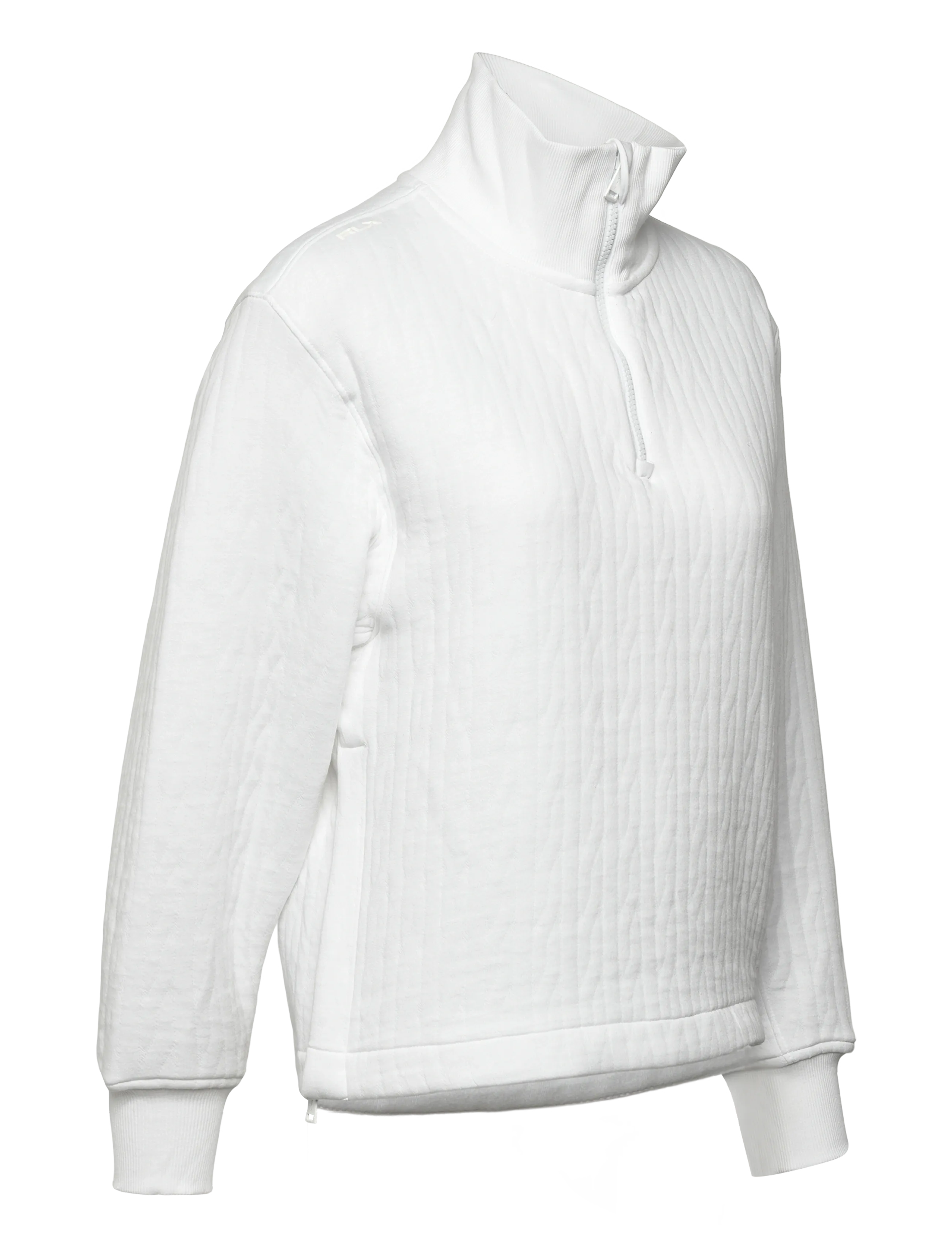 Ralph Lauren Golf - Cable-Quilted Quarter-Zip - oberteile - ceramic white - 2