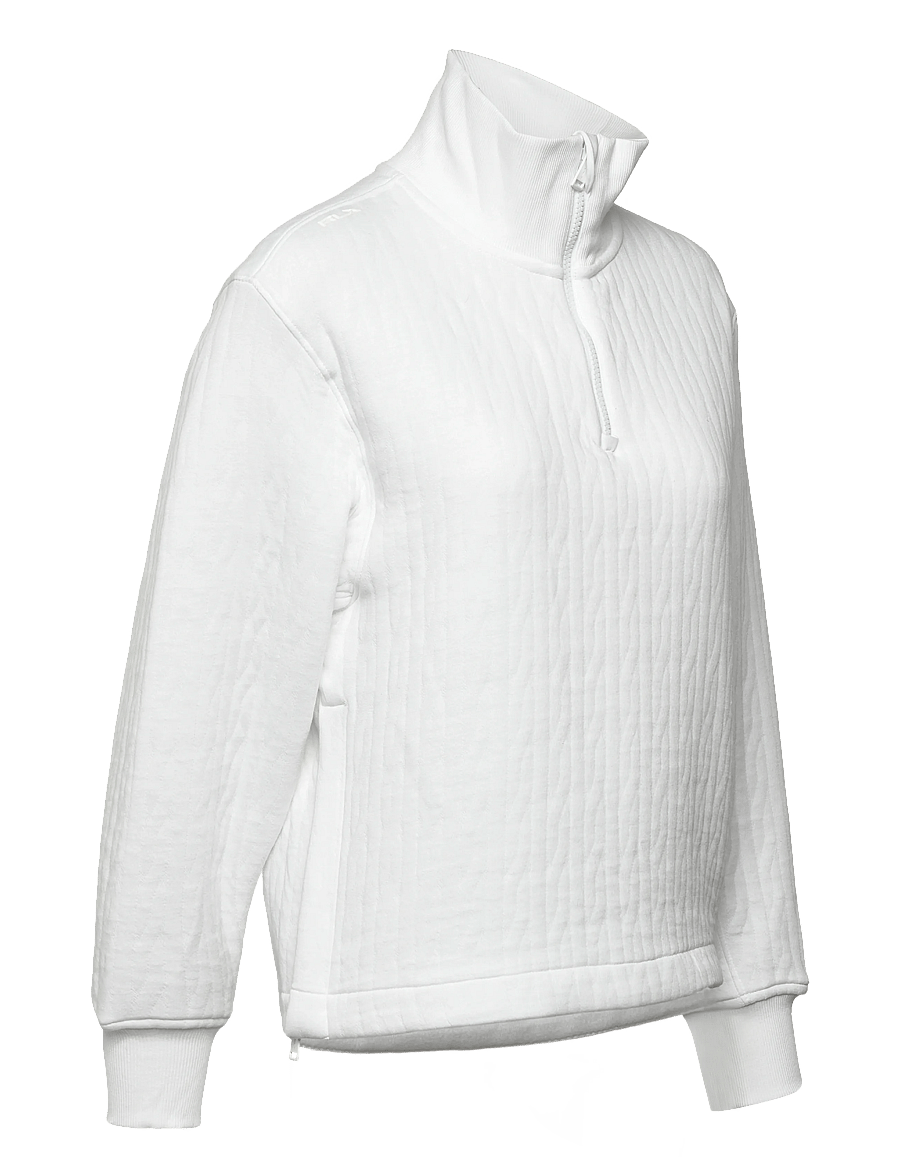 Ralph Lauren Golf - Cable-Quilted Quarter-Zip - overdele - ceramic white - 3