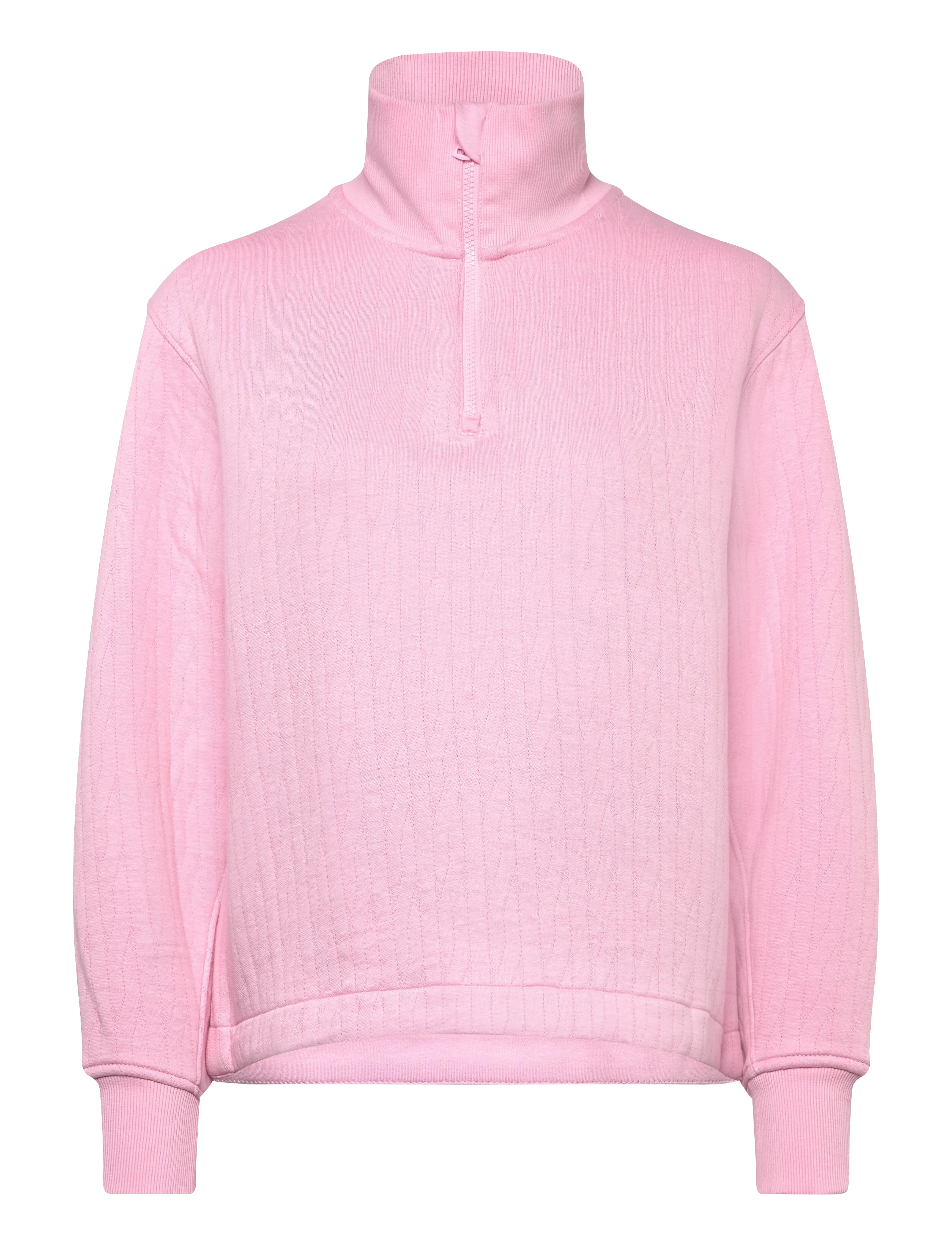 RALPH LAUREN GOLF Cable-Quilted Quarter-Zip Pink - L - Damen