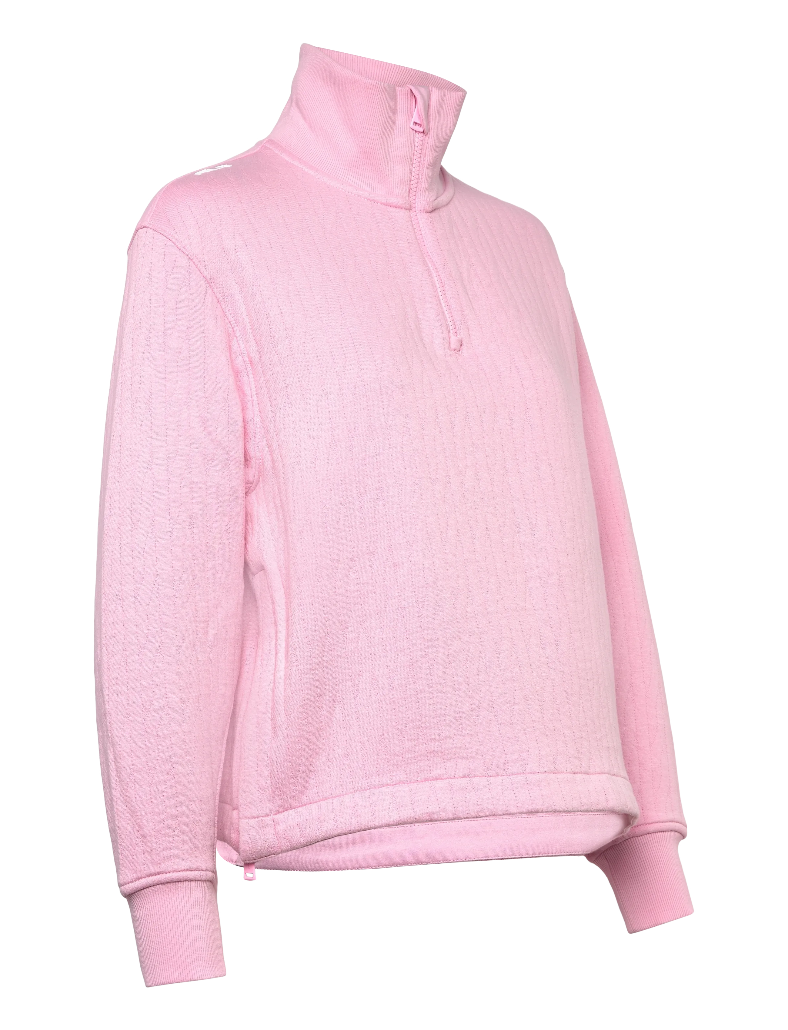 Ralph Lauren Golf - Cable-Quilted Quarter-Zip - Överdelar - light pink - 3