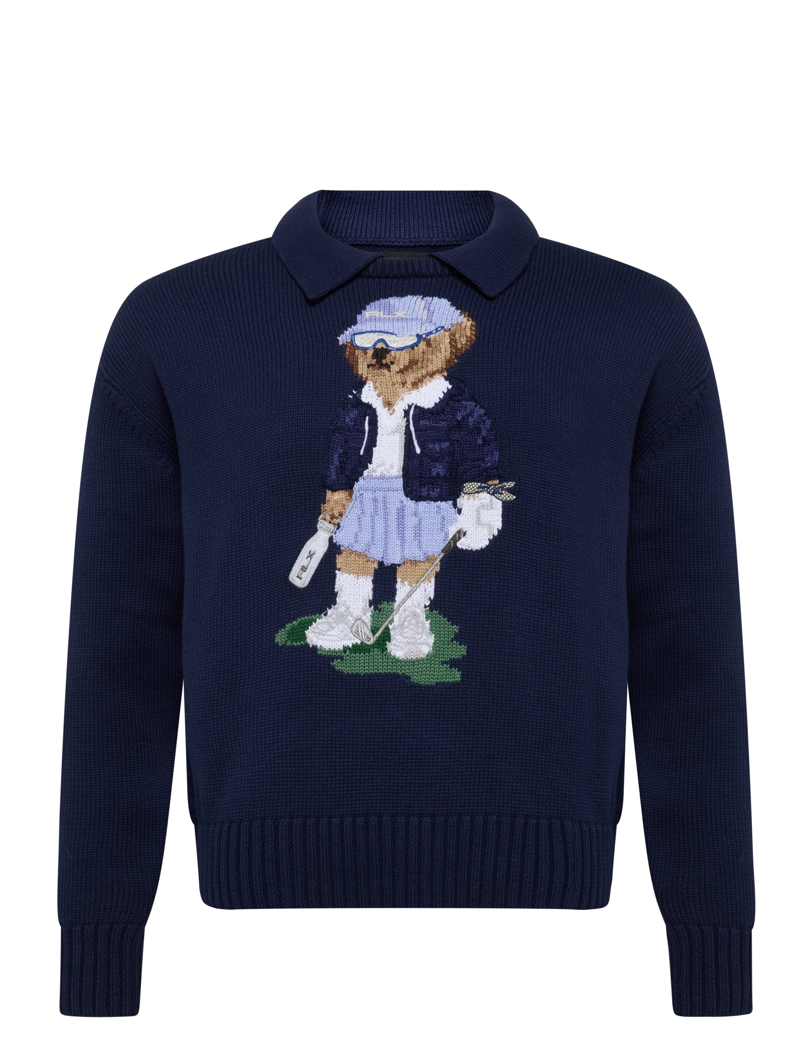 Ralph Lauren Golf - 2/48 COTTON BLEND-SWEATER-PULLOVER - sweatshirts - refined navy mult - 0