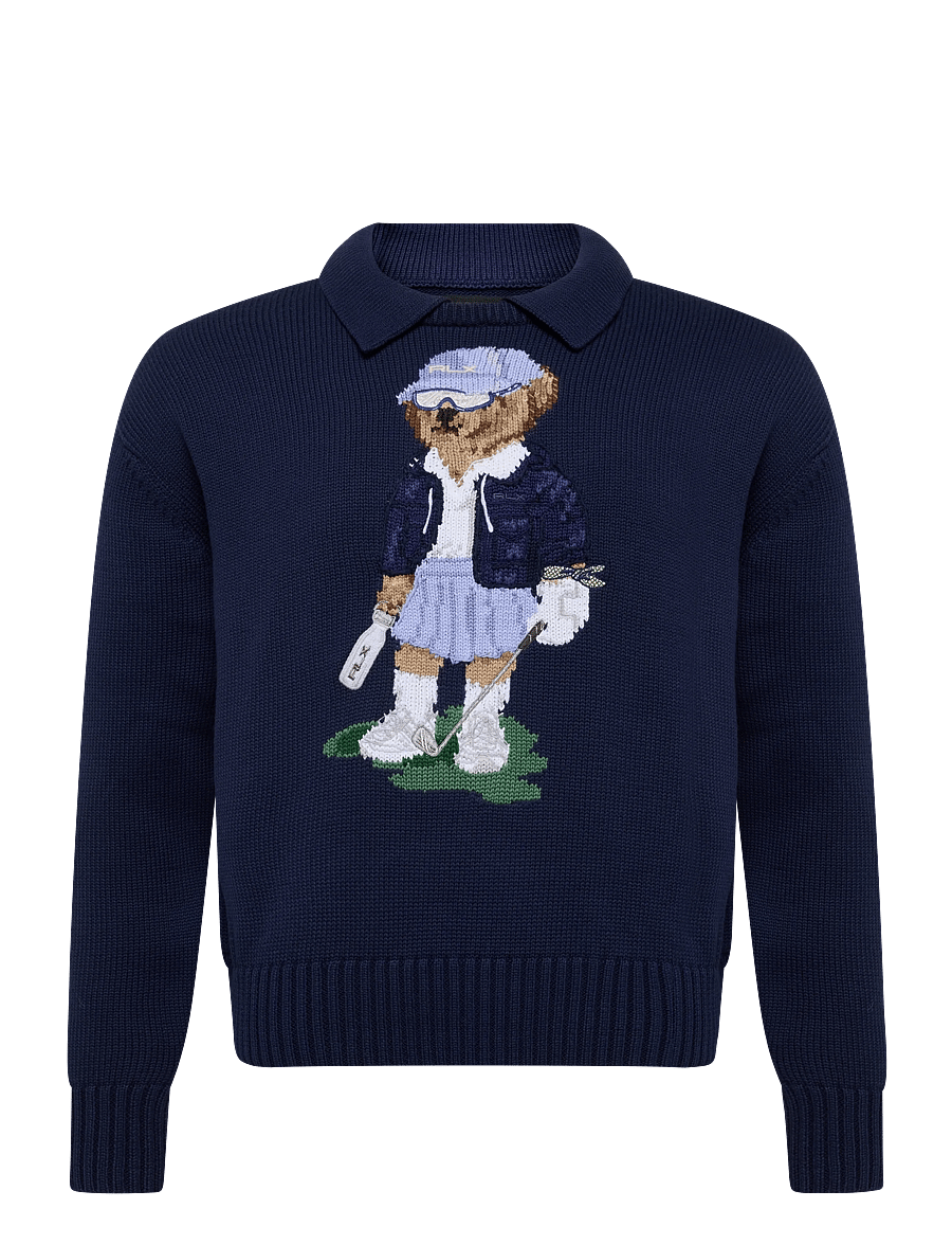 Ralph Lauren Golf - 2/48 COTTON BLEND-SWEATER-PULLOVER - sweatshirts - refined navy mult - 0