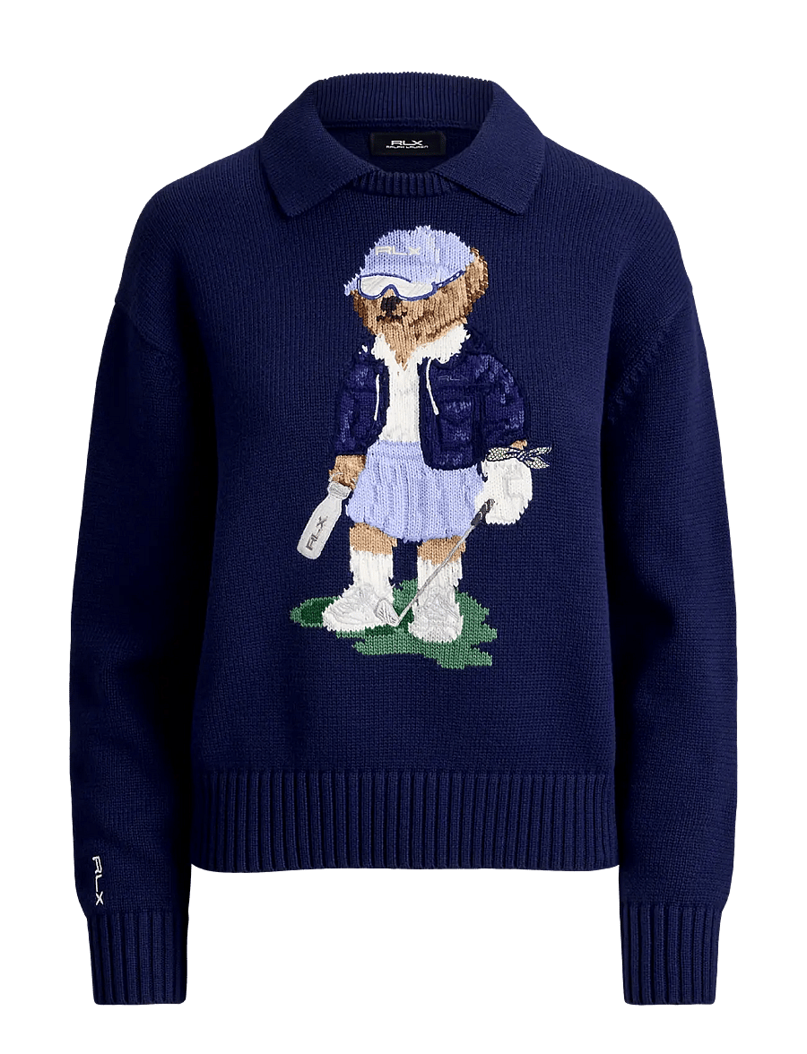 Ralph Lauren Golf - 2/48 COTTON BLEND-SWEATER-PULLOVER - refined navy mult - 0