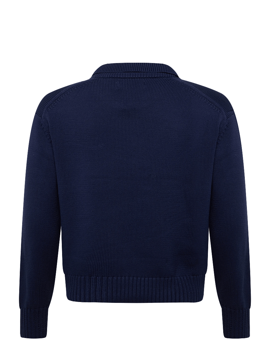 Ralph Lauren Golf - 2/48 COTTON BLEND-SWEATER-PULLOVER - sweatshirts - refined navy mult - 1