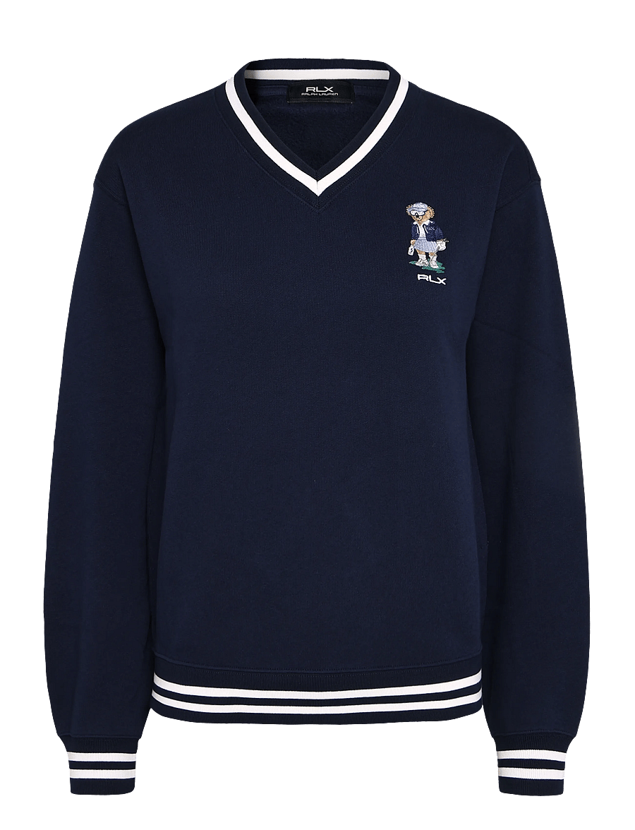 Ralph Lauren Golf - ARCTIC FLEECE-KNT-SWEATSHIRT - sweatshirts - refined navy mult - 0