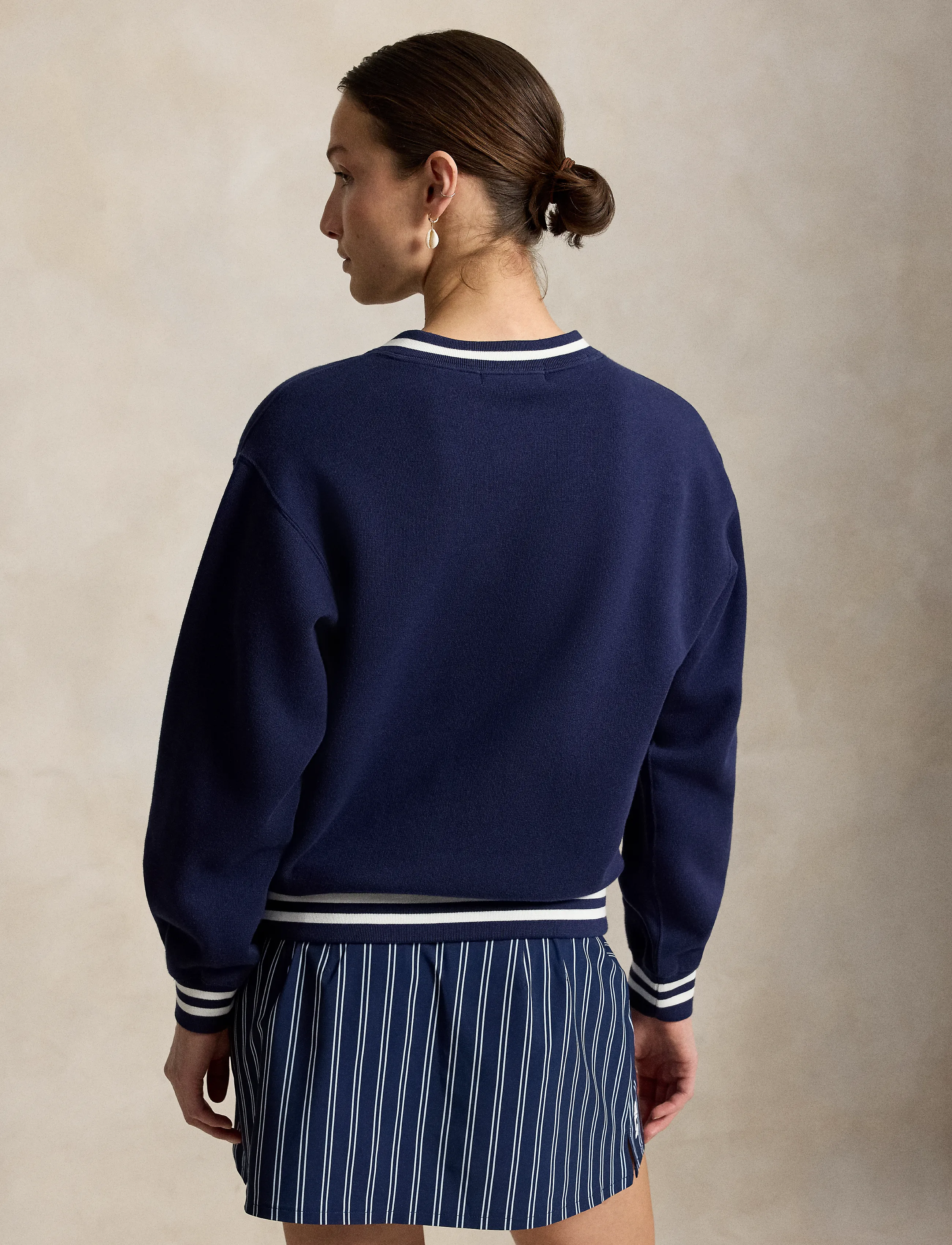 Ralph Lauren Golf - ARCTIC FLEECE-KNT-SWEATSHIRT - refined navy mult - 1