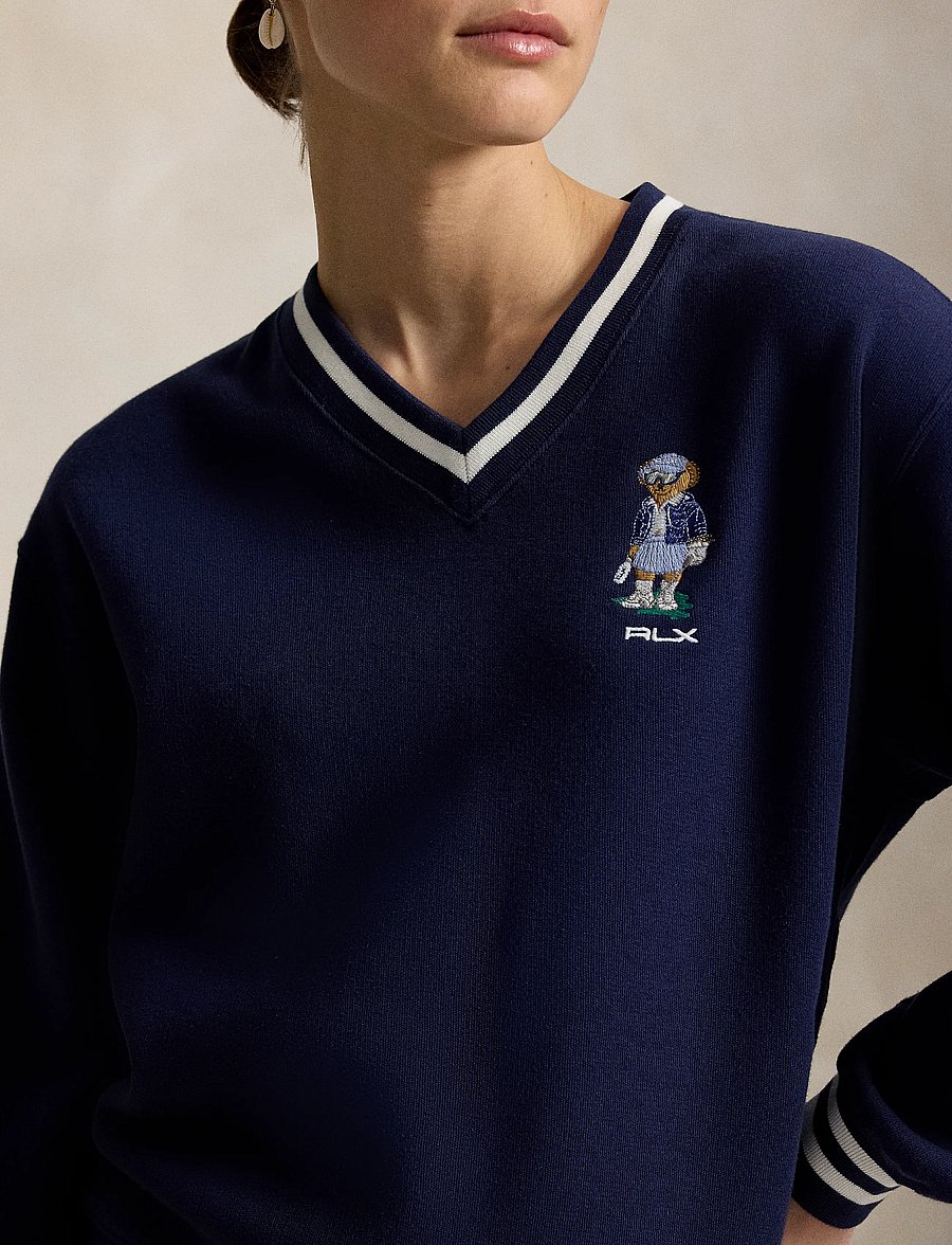 Ralph Lauren Golf - ARCTIC FLEECE-KNT-SWEATSHIRT - refined navy mult - 4