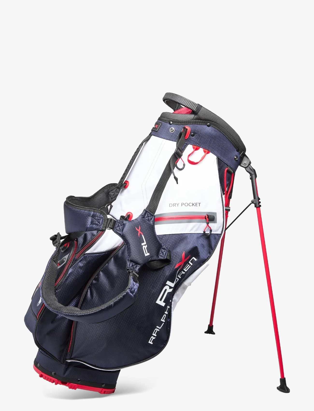 Ralph Lauren Golf - Logo Golf Stand Bag - golfa inventārs - white/navy - 1