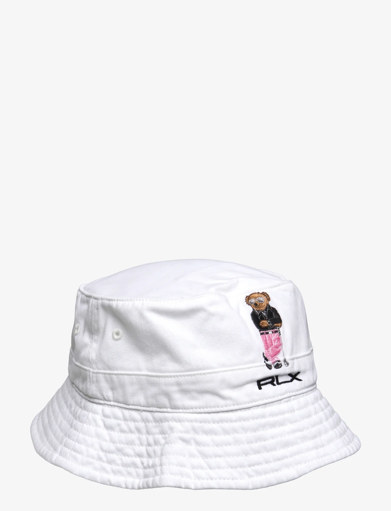 Ralph Lauren Golf - Polo Bear Cotton Bucket Hat - kibirėlio formos kepurės - white - 0