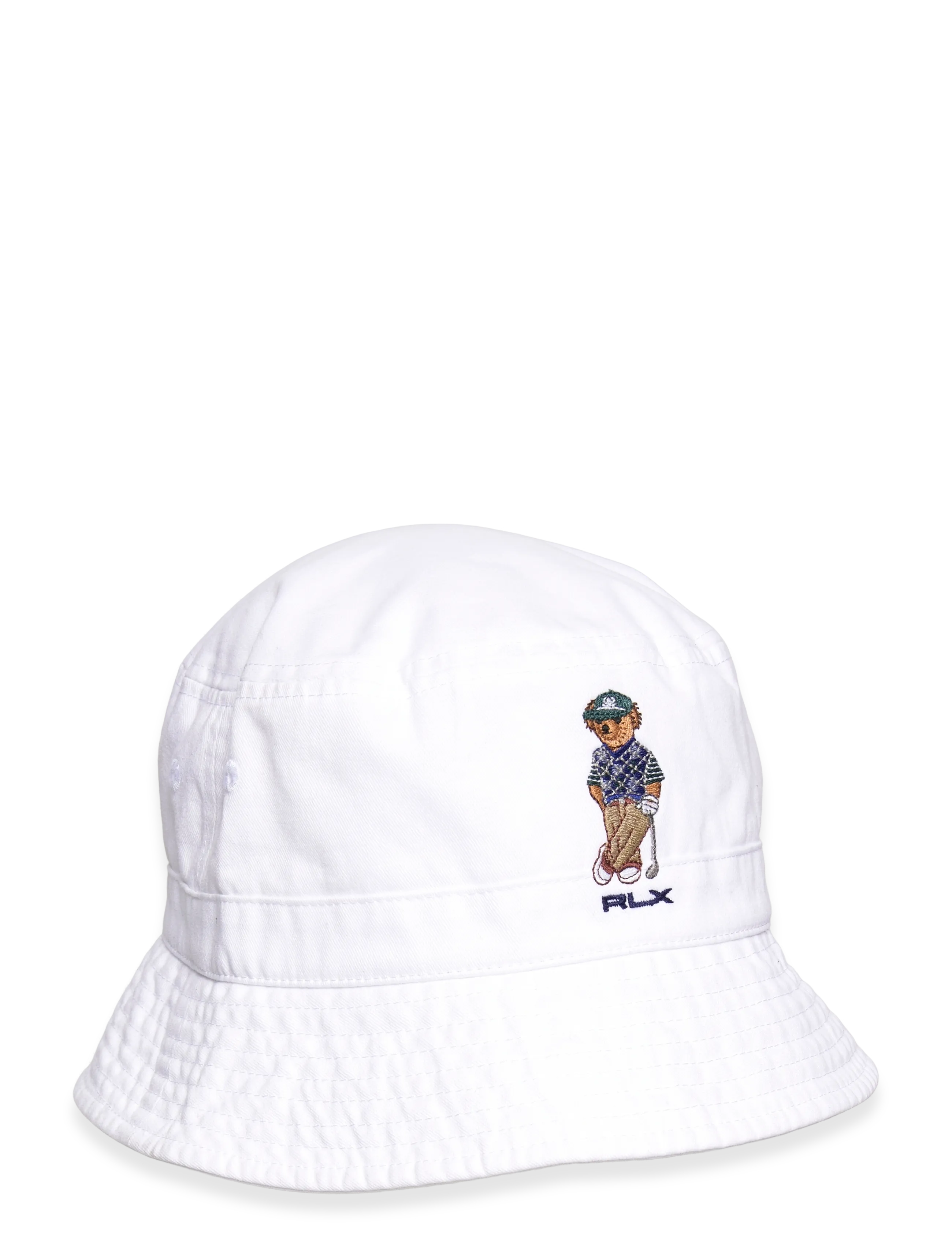 Ralph Lauren Golf Polo Bear Twill Bucket Hat, One Size, Sport Accessories, Weiß - Hats, Männerswear