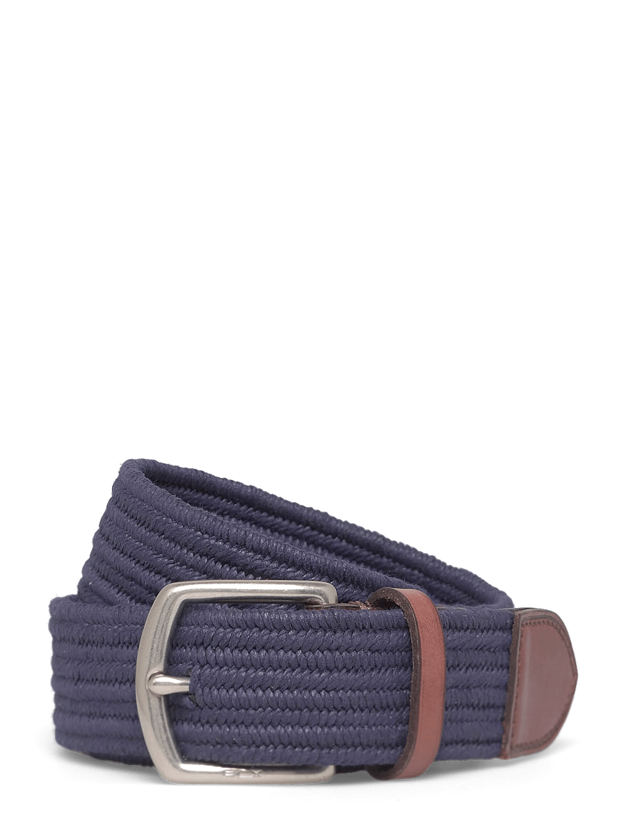Ralph Lauren Golf - Leather-Trim Webbed Belt - accessoires - newport navy - 0