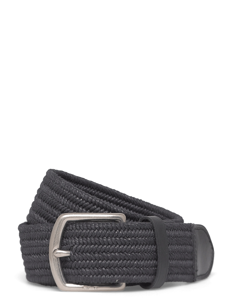 Ralph Lauren Golf - Leather-Trim Webbed Belt - accessoarer - polo black - 0