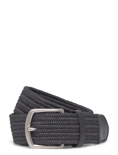 Leather-Trim Webbed Belt - BæLter