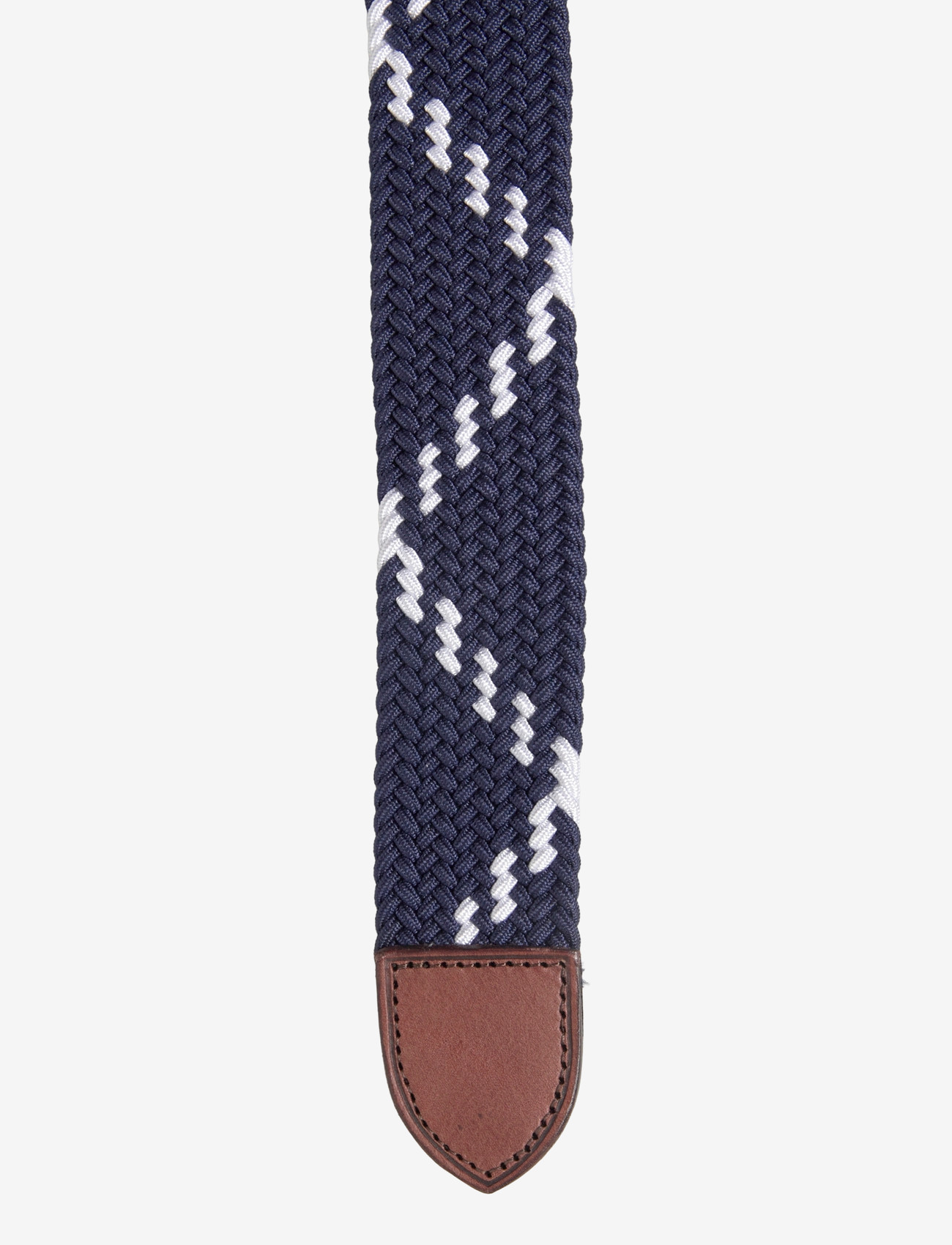 Ralph Lauren Golf - Leather-Trim Webbed Belt - accessories - navy/white - 2
